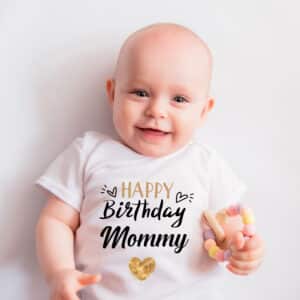 בגד גוף Happy Birthday mom