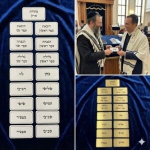 קולקציית כרטיסי עליה לתורה של גרפליין – בחירה בין זהב מוברש, כסף או לבן קלאסי.