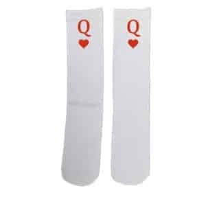 גרביים לתחפושת קלפים Q